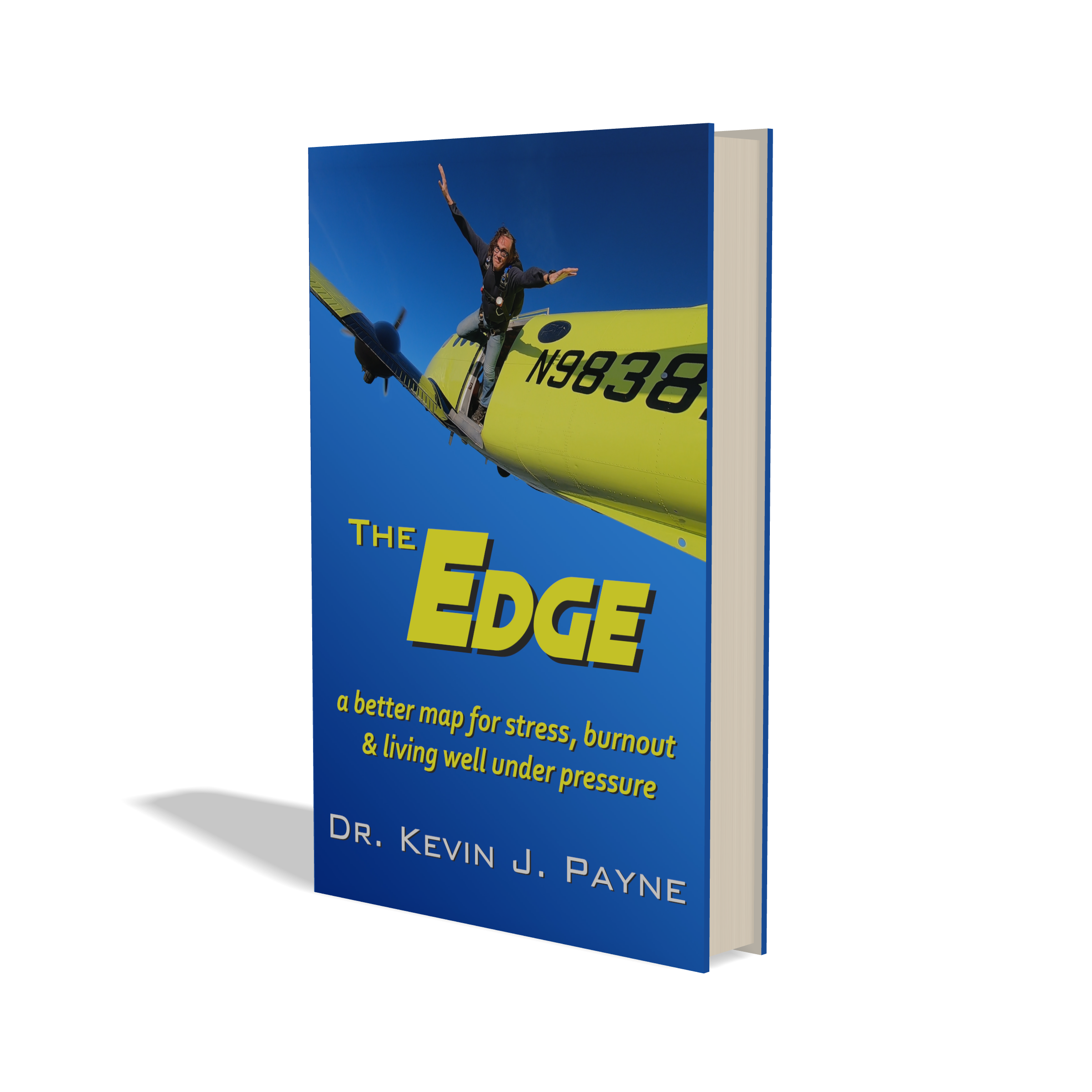 The Edge in hardcover: the cover shows Dr. Payne exiting an aircraft in flight